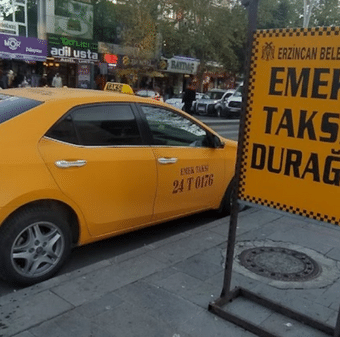 Erzincan Emek Taksi Durağı